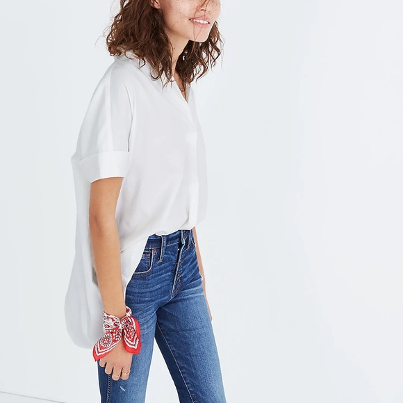 Madewell Tops - ✖️sold✖️🪻 Madewell Courier Button Back Shirt